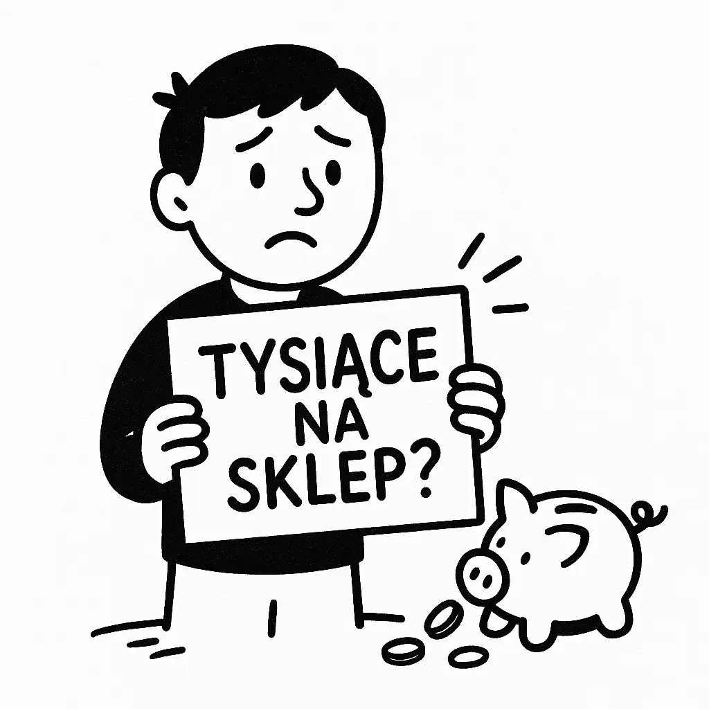 Kosztowne tworzenie sklepu
