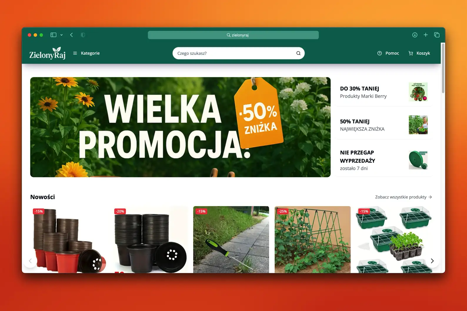 Strona główna sklepu