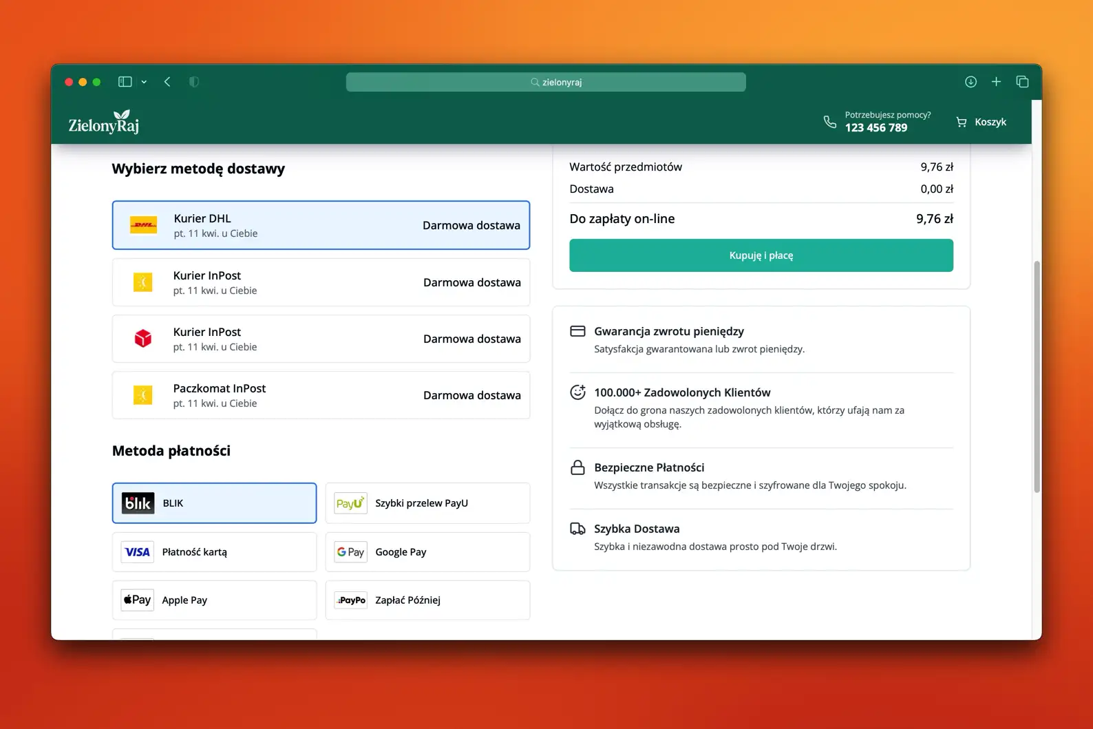 Formularz zamówienia