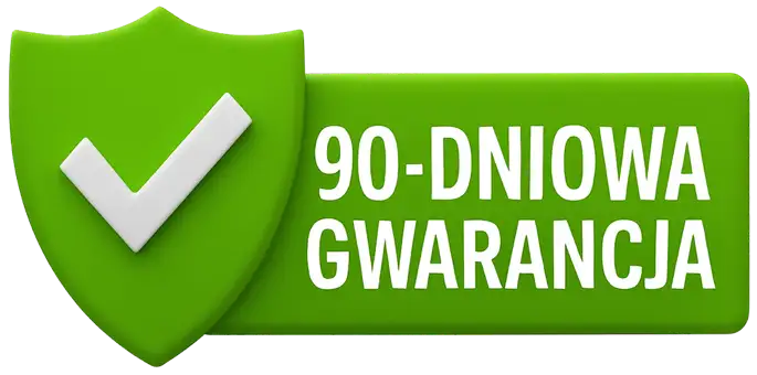 100% Gwarancja zwrotu pieniędzy